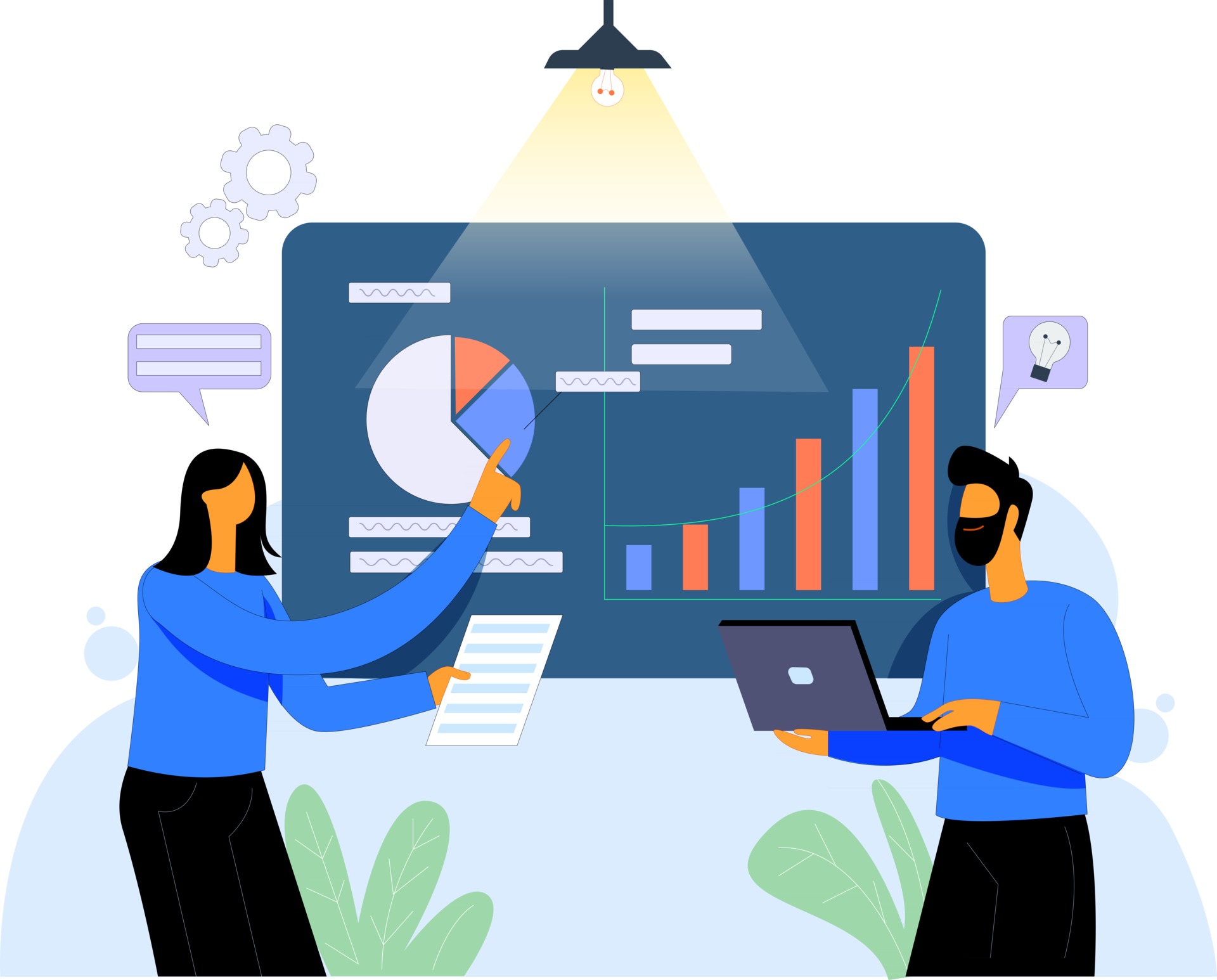 Getting_ready_presentation_illustration_concept_vector_generated
